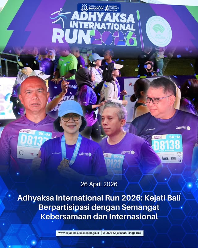 Adhyaksa International Run 2026: Kejati Bali Berpartisipasi dengan Semangat Kebersamaan dan Internasional