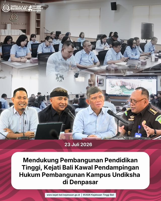 Mendukung Pembangunan Pendidikan Tinggi, Kejati Bali Kawal Pendampingan Hukum Pembangunan Kampus Undiksha di Denpasar